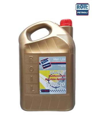 ROIL PETROLI Roil 10W30 Multi F - Olio Multifunzione per TRATTORI, Macchine AGRICOLE 5 Litri