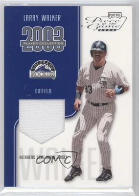 2003 Playoff Piece of the Game Player Collection /100 Larry Walker (Jersey) HOF - Imagem 1 de 2
