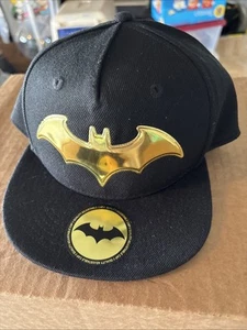 H&M Batman Kids Black Snap Back Trucker Hat 1.5yr - 4yr BNWOT - Picture 1 of 7