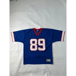 LOGO 7 Herren Fußball Trikot Blau 89 Größe L 46-48 Offiziell Lizenziert - Bild 1 von 12