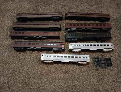 Pennsylvania Mail Passenger Ho Dining Car 1184 Burlington 3246 Train Car Lot - Image 1 of 4