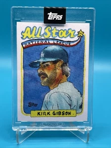 2025 Topps Shoebox Treasures X Andy Friedman Kirk Gibson Encased Canvas SSP #74 - Picture 1 of 2