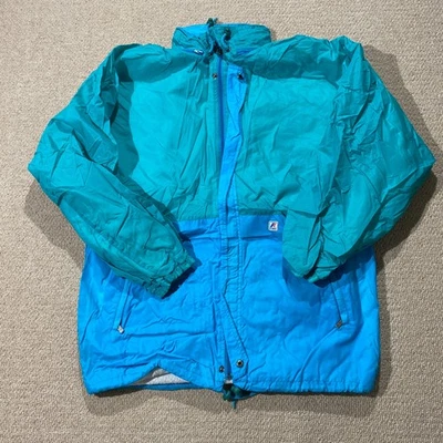 Vintage K Way Jacket Mens Large Loose Fit Festival Shell Rain Anorak 90s - Image 1 of 4