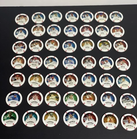 Lot Of 49 Topps MLB Chipz   2013 Magnetic 🔥 Jeter A-Rod Cano Votto Longoria 🔥 Cover