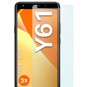 3x Schutzfolie Matt für Wiko Y61 Displayschutz Handyfolie Flex Dünn Anti Reflex - Zdjęcie 1 z 7