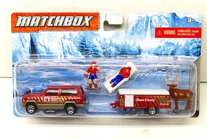 Matchbox Die Cast Hitch & Haul Vacation Day Base Camp Hunter Jeep Cherokee 2011  - Bild 1 von 3