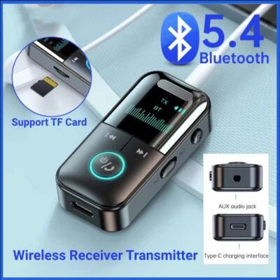 USB Wireless Bluetooth 5.4 Transmitter Receiver for Car Music Audio Aux Adapter - Image 1 of 4