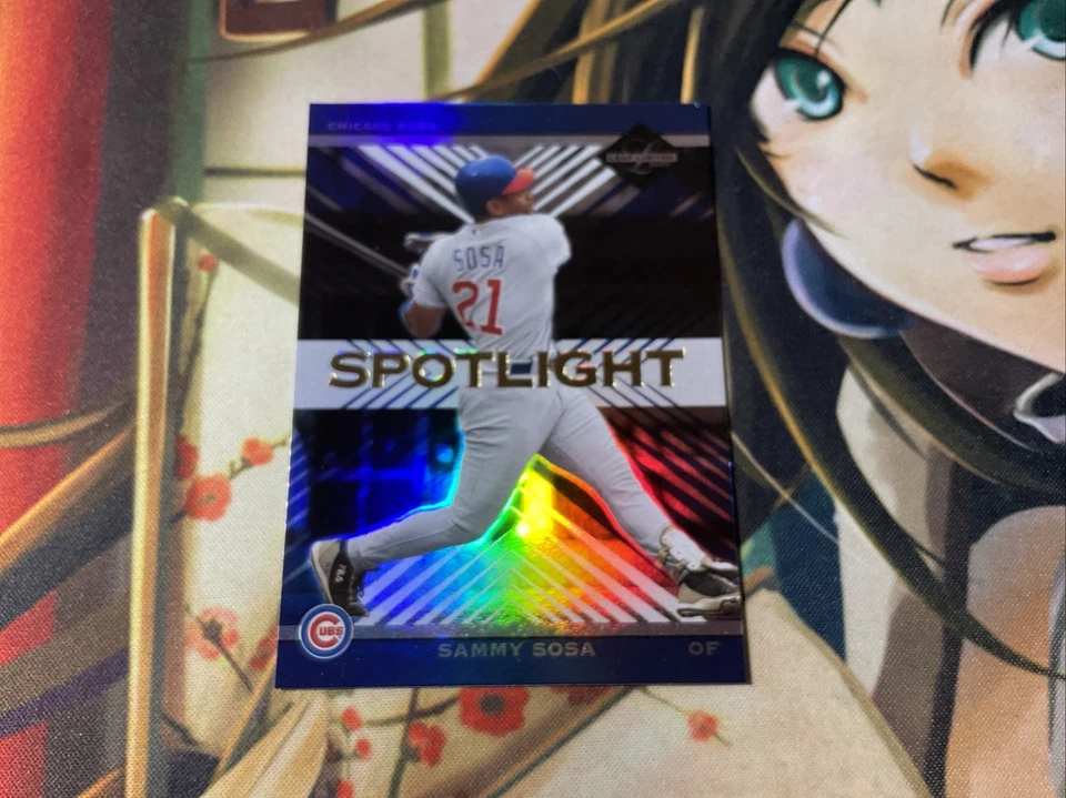 2004 Leaf Limited Previews Spotlight Gold    29/50   Only. Sammy Sosa #11 - Image 1 of 4