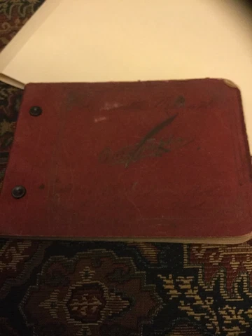 Vintage autograph Book Reagan,Red & Edna Skelton,Milton Berle,Ozzie &Harriet + Cover