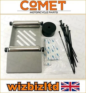 Soporte de rodillos de rueda Comet Silver para mantenimiento y limpieza (lazos de bloqueo de freno) - Imagen 1 de 12