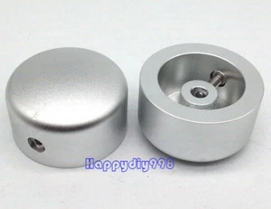 44X25mm Aluminium Audio volume potentiometer Knob for AMP CD DVD HIFI DIY 6.0mm - Picture 1 of 4
