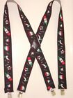 Men's X Style Suspenders, Italy design with attachment choice, USA Made