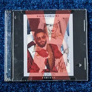 MADONNA SEALED MEDELLIN PROMO CD OFFICIAL REMIXES US 2019 MADAME X Maluma - Picture 1 of 4
