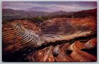 Bingham Copper Mine Utah Aerial View Hal Rumel Kodachrome Reproduction Postcard