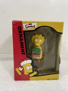 The Simpsons Lisa Simpson Christmas Ornament 2002 Arte Cielo Inc~Limited Ed. - Picture 1 of 2
