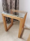 Next Oak and Glass Side table
