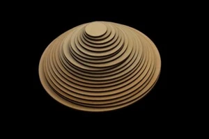 5 discos de madera contrachapada redondos para hacer manualidades en diferentes espesores y tamaños - Imagen 1 de 3