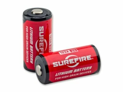 2x SureFire CR123A Batterie Lithium 1550 mAh 3V USA Made Taschenlampe 🔦 09SF058