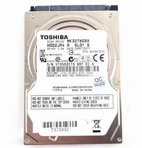 320GB SATA - II 2,5" 9,5mm 5400RPM 3Gb/s HDD - MK3276GSX - Bild 1 von 2