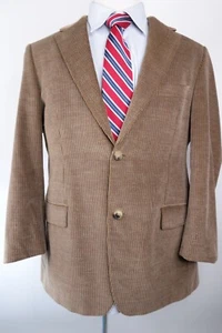Hugo Boss Corduroy Blazer Sport Coat Jacket Brown Men Size 42R - Picture 1 of 10