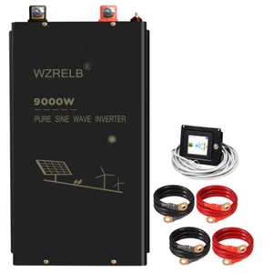 9000W Pure Sine Wave Split Phase Inverter 48V to 120V 240V Car Solar Home Wired - Picture 1 of 6