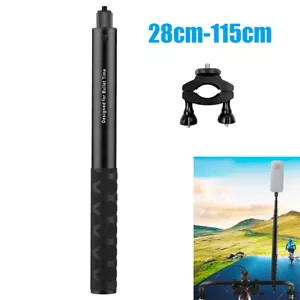 Motorcycle Bike Invisible Selfie Stick Handlebar Mount Bracket For Insta360 - Picture 1 of 11