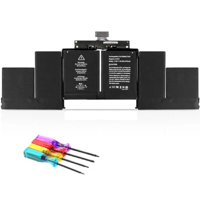 A1618 A1398 适用于苹果电池 MacBook Pro 15 英寸 Retina A1398 2015 年中期 99Wh — 第 1/4 张图片