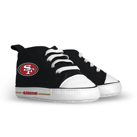 San Francisco 49ers Baby Shoes, NFL Pre-Walker High Tops Hightops Cover