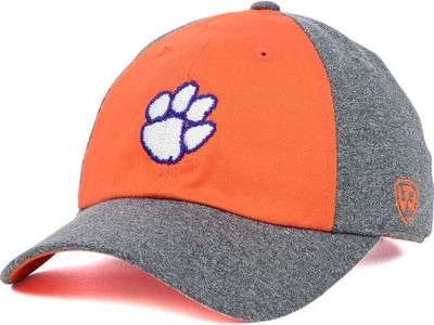 Clemson Tigers TOW Women's Gem NCAA Logo 2 Tone Adjustable Cap Hat   - Image 1 of 3