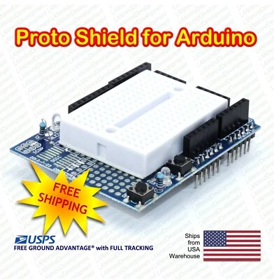 Prototype Shield ProtoShield with 170 ties Mini Breadboard for Arduino UNO - Image 1 of 2