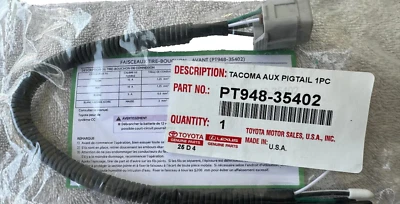 2024-Present Genuine OEM Toyota Tacoma Wiring Harness PT948-35402 - Image 1 of 4