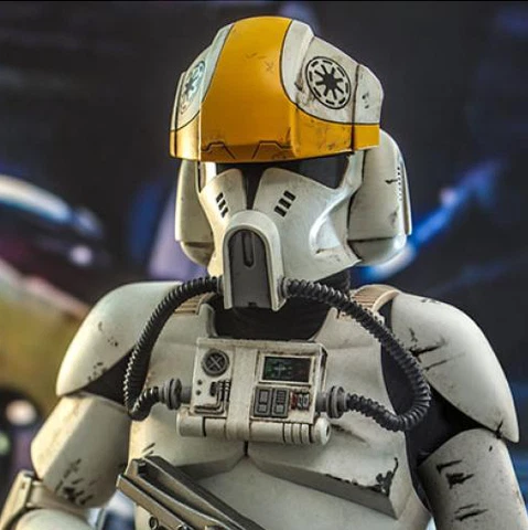 Star Wars The Clone Wars Custom 3.75 Clone Pilot 1.5 Helmet for Hasbro TVC VC269 Cover