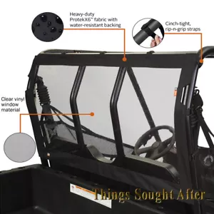 Panel de ventana trasera de vinilo Polaris Ranger 2015 2016 XP 570 900 diésel HST y sistema operativo de doble cabina - Imagen 1 de 5