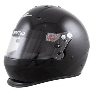 Casco Zamp RZ-36 estilo tierra negro brillante H768D03 casco de carreras pista de tierra USMTS - Imagen 1 de 5