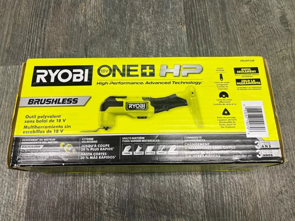 *NEW* RYOBI ONE+ HP 18V Brushless Oscillating Multi-Tool (Tool Only) PBLMT50B - Image 1 of 1