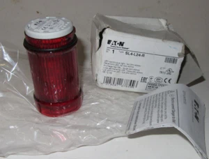 EATON SL4-L24-R LED CONTINUOUS TOWER LIGHT BEACON, 40MM, 24V, RED  NOB - Picture 1 of 6