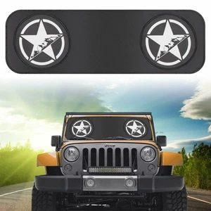 Parabrisas delantero parasol estrella para Jeep Wrangler JK TJ LJ 1985-2018 - Imagen 1 de 10