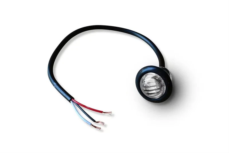 Lámpara marcadora LED Poison Spyder 3/4 3 cables transparente/ámbar Foto 1 de 1