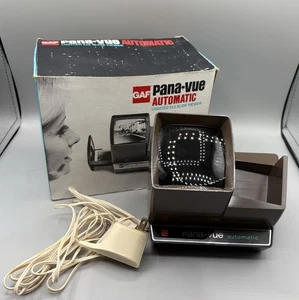 Vtg Gaf Pana-Vue Automatic Lighted 2x2 Slide Viewer In Original Box - Picture 1 of 4