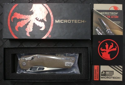 Microtech MSI S/E Tri-Grip Polímero Verde Tierra Oscura Estándar 210T-1 PMDE Foto 1 de 4