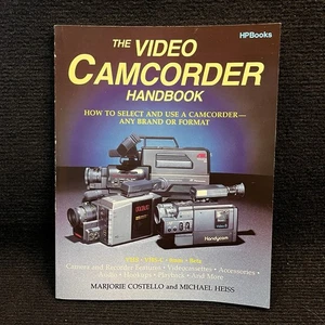 VTG 1987 Video Camcorder Handbook HPBooks Marjorie Costello Michael Heiss USA - Imagen 1 de 13
