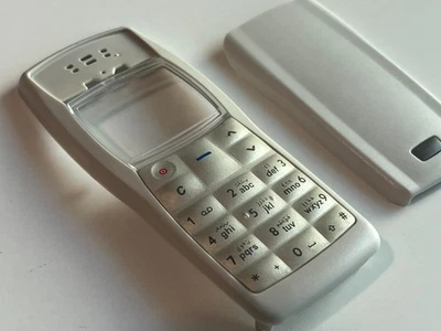 Nokia 1100 NOS Housing Parts white color without Top Rubber, With keys - Image 1 of 4