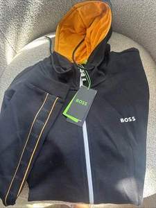 Hugo Boss Zipper Hoodie Sweater Jacket 3xl - Picture 1 of 4