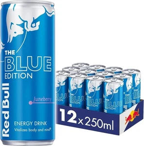 250ml x 12 Red Bull Blue Juneberry. - Picture 1 of 1