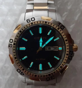 Reloj Citizen Eco-Drive Hombre Solar, Buen Estado, Fecha y Día, Usado - Imagen 1 de 9