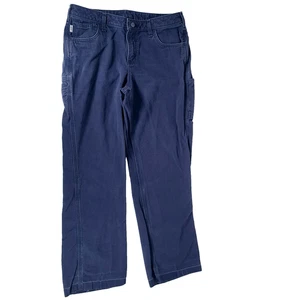 Carhartt FR Hose Damen 10 Tall Flame-Resistant Blau 34x30 Canvas Carpenter - Bild 1 von 17