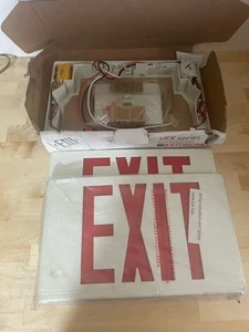 Exitronix Vex Series Red LED Exit Sign - Picture 1 of 8