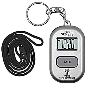 Five Senses Atomic Englisch sprechende Uhr Anhänger & Schlüsselanhänger UK USA nur Benutzer - Bild 1 von 14