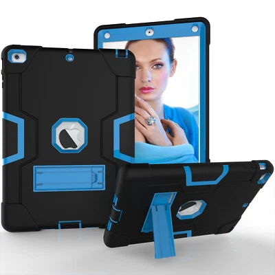 Heavy Duty Shockproof Case Cover For iPad 5th 6th 7th 8th 9th 10th Generation - Image 1 of 4