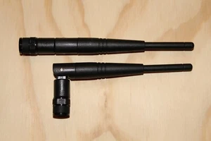 2 PCS UHF 1/2-wave BNC antennas for Shure UC/UB/SLX Series Wireless Receivers - Picture 1 of 9